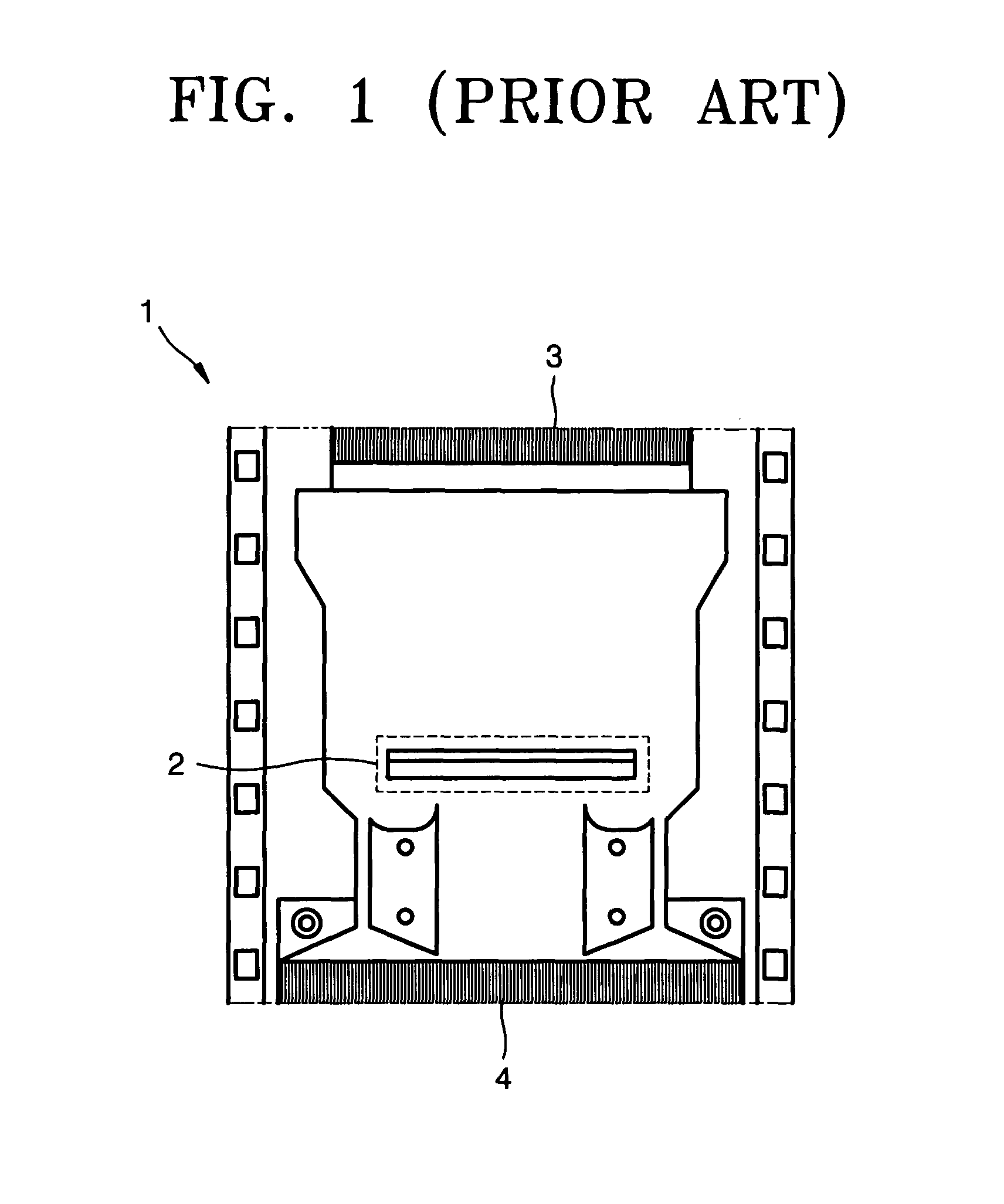 Printed circuit board having structure for relieving stress concentration, and semiconductor chip package equipped with the same