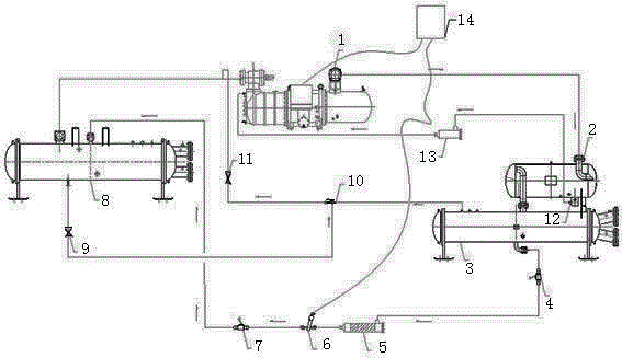 Heat pump unit and gas-liquid two-phase uniform distribution method