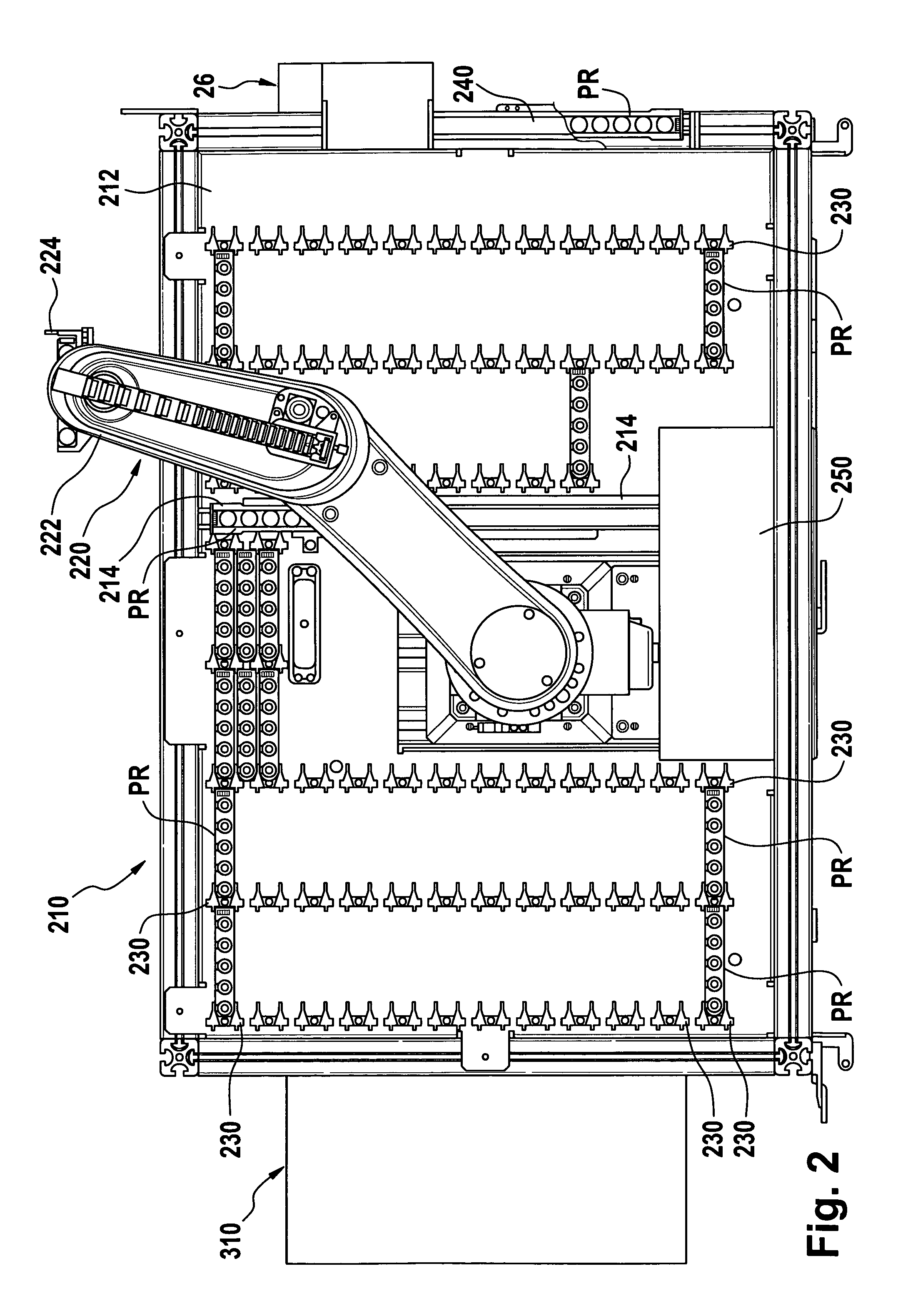 Laboratory storage and retrieval system and a method to handle laboratory sample tubes