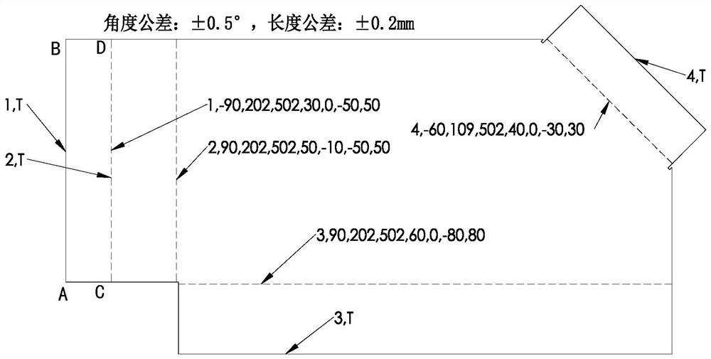 A kind of bending method of numerical control bending machine