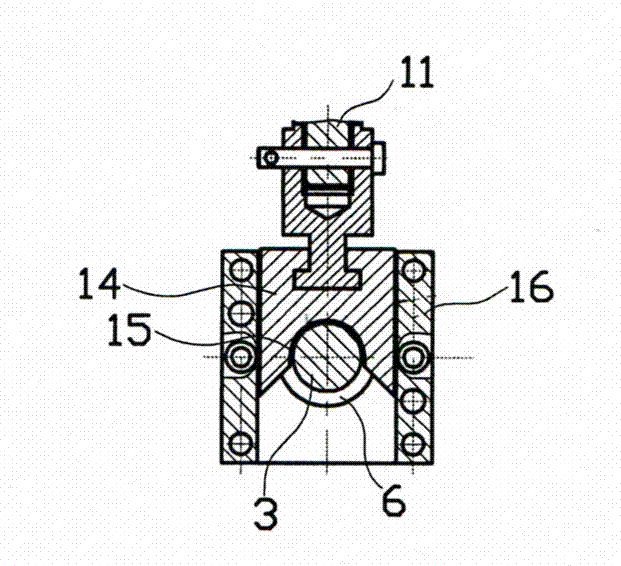 Butterfly valve drive hydraulic cylinder with locking device