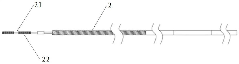 Intracranial aneurysm embolism auxiliary stent and conveying system