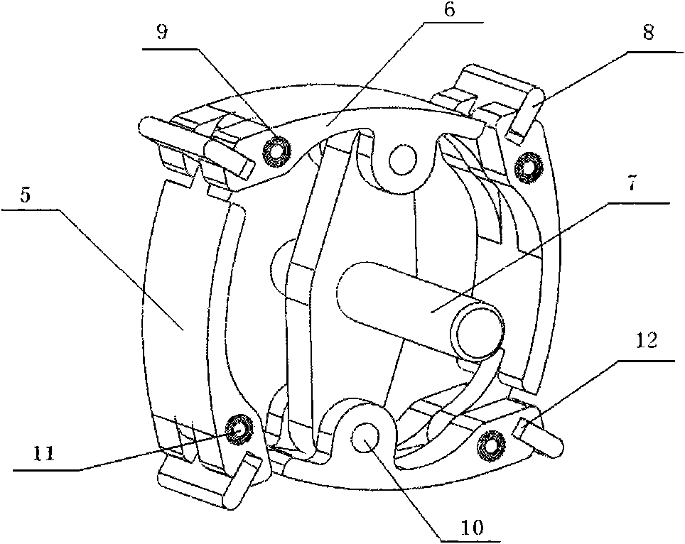 Four-corner rotating piston engine
