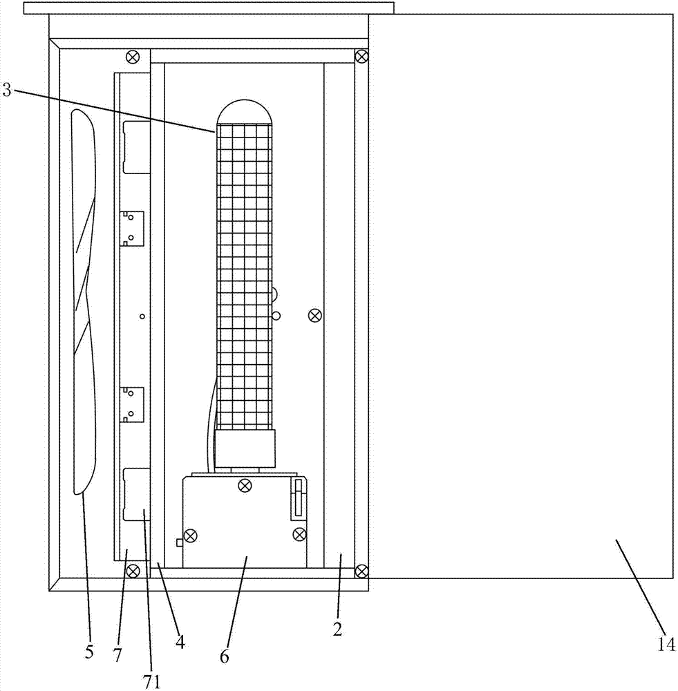 Wall-mounted air purifier