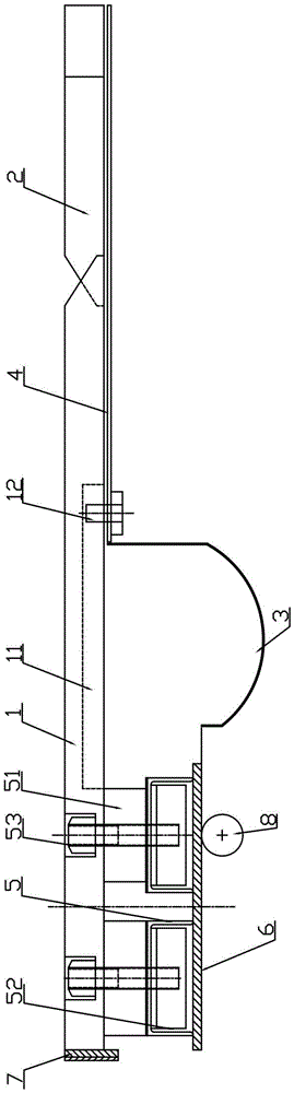 Six-direction deflection comb plate retractor device