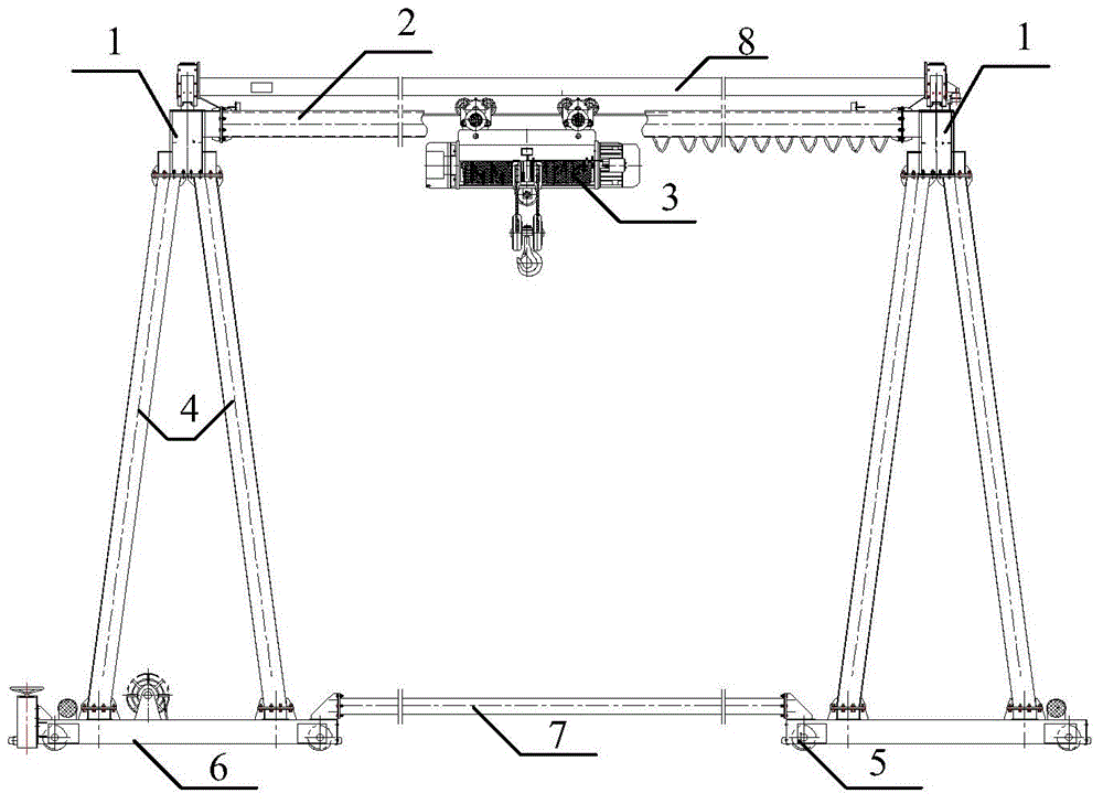 Frame type lifting device