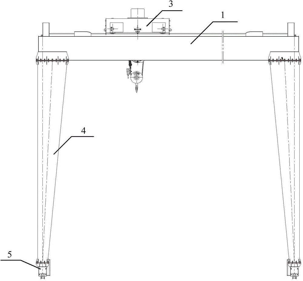 Frame type lifting device