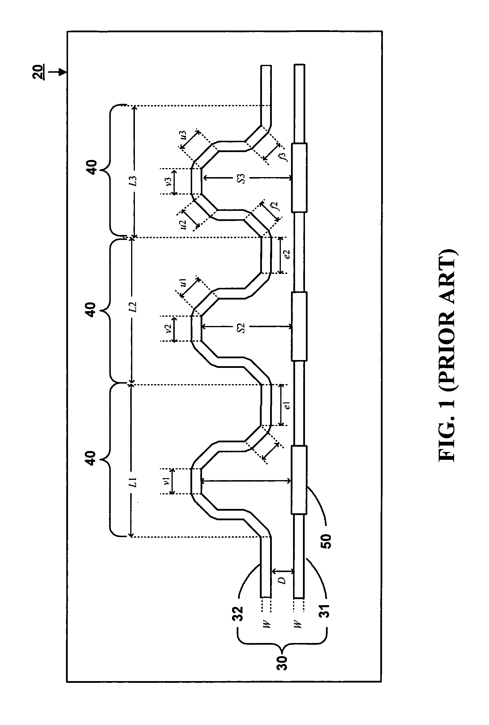 Computer aided wave-shaped circuit line drawing method and system