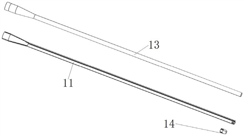 Pre-expander and matching structure of pre-expander and vascular sheath device
