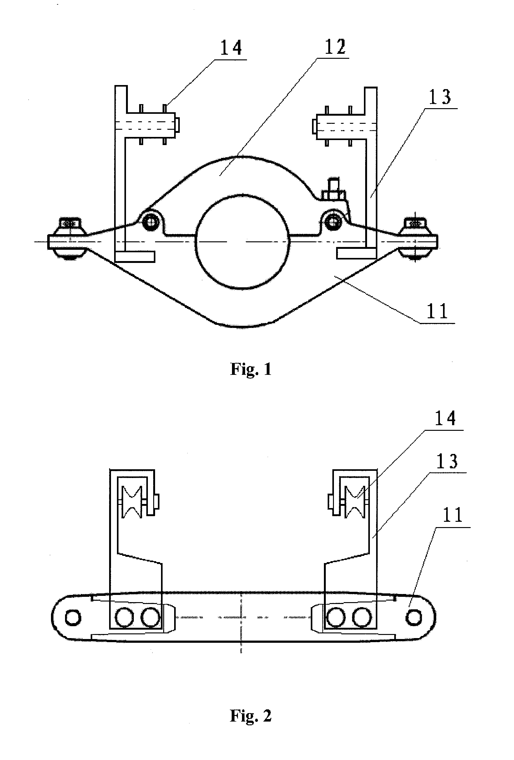 Maintenance tool for insulator of direct current transmission line