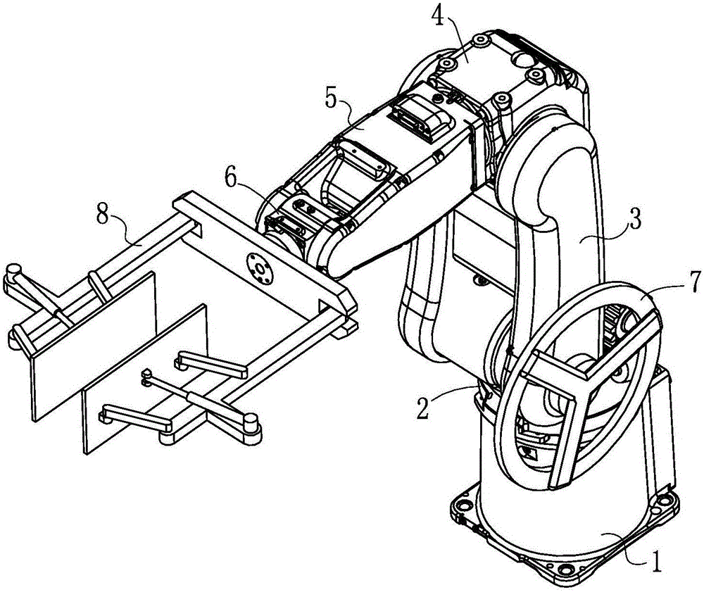 Box carrying and stacking machine