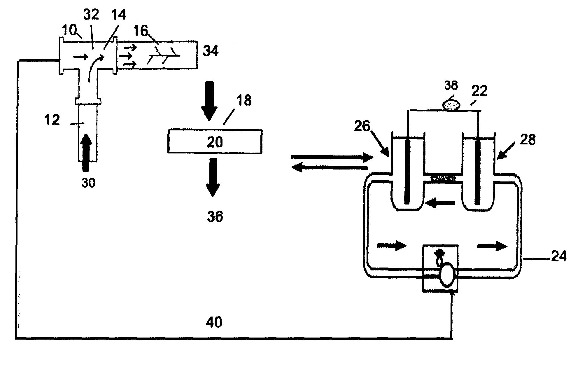 Method and system for adsorbing pollutants and/or contaminants