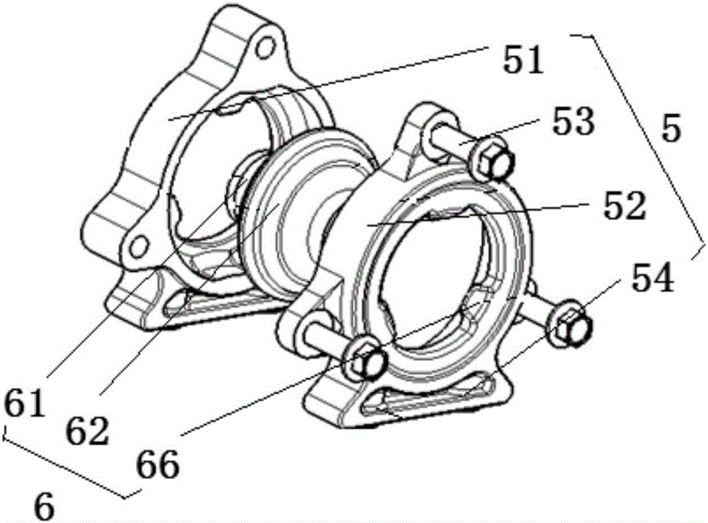 Front suspension assembly for power assembly