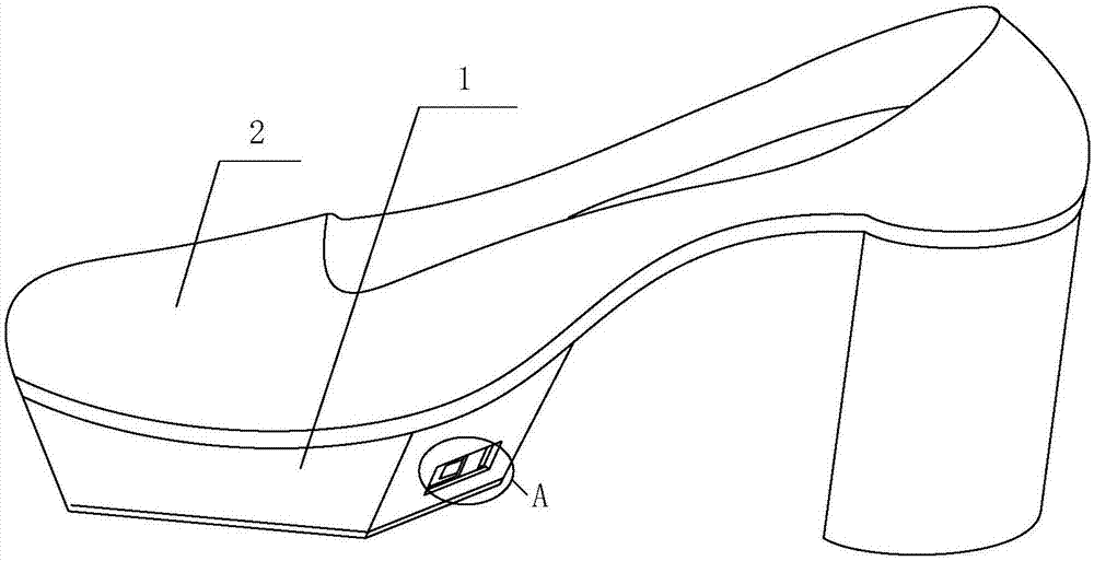 Sand-discharging type ventilated sweat-wicking shoes