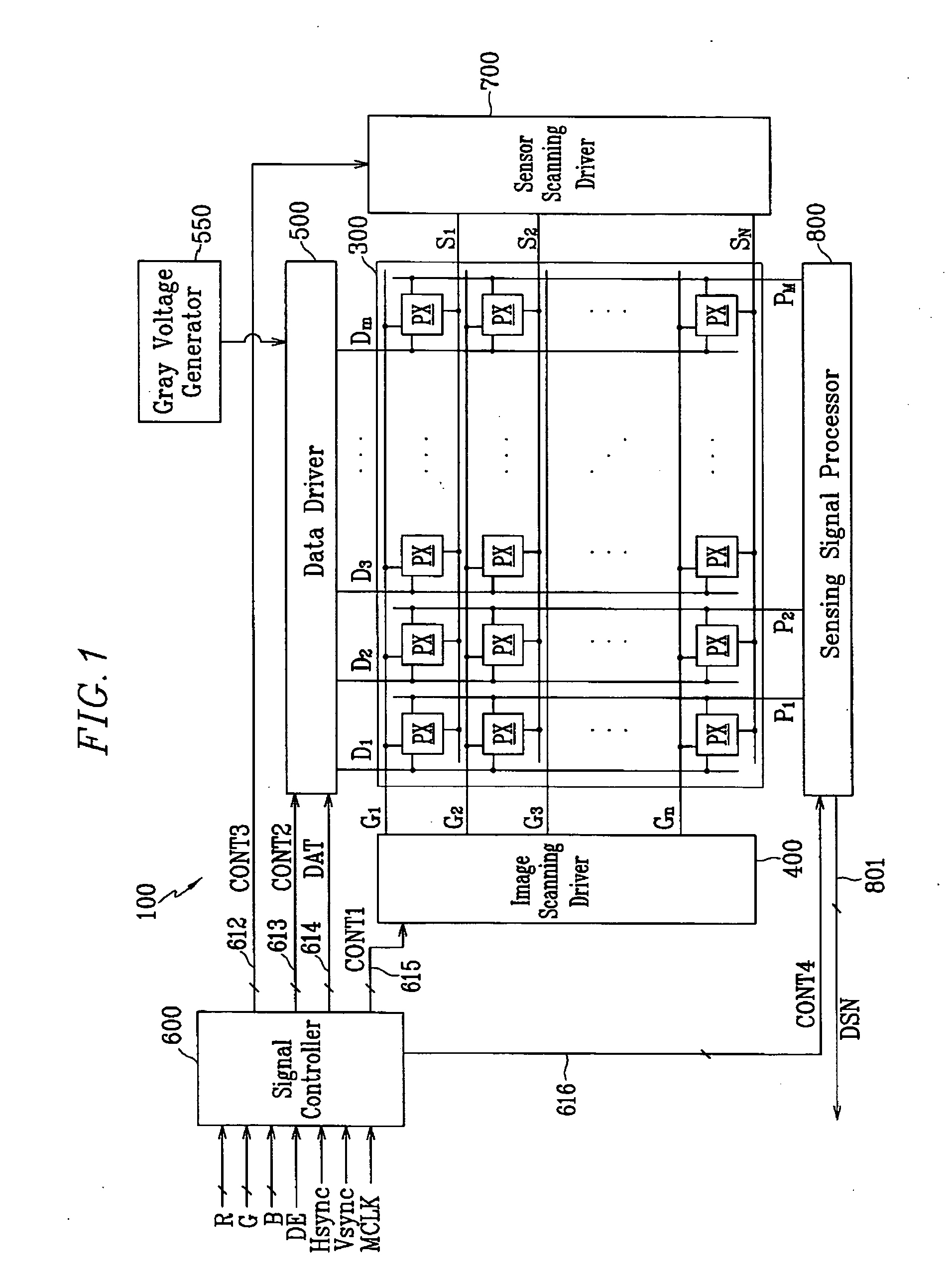 Display device and driving apparatus thereof