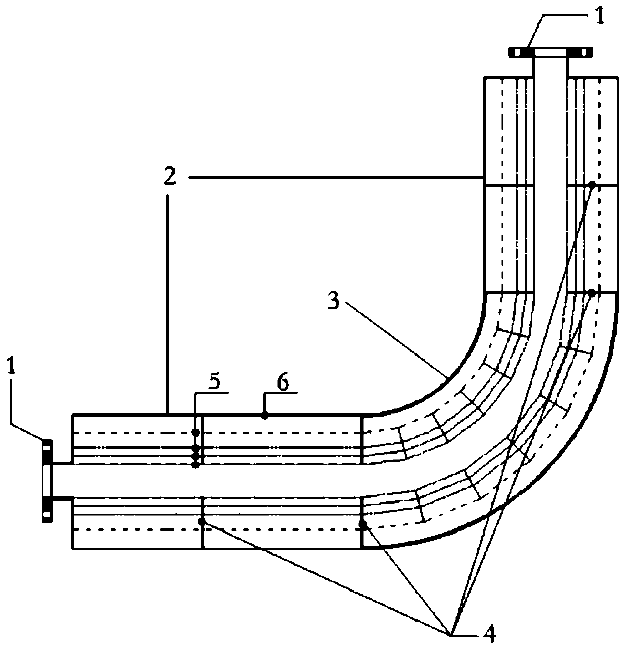 Pipe multilayer micro perforated plate silencer and machining method thereof