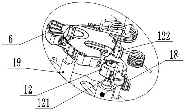 Front middle door lock of automobile