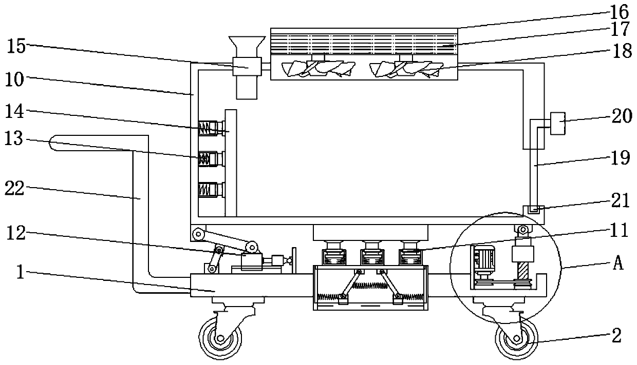 A steel ball production and transportation anti-rust storage device