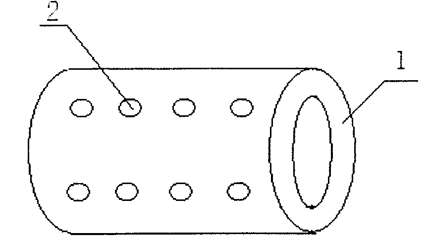 Biodegradable sustained-release medicament stent for TMR and preparation method