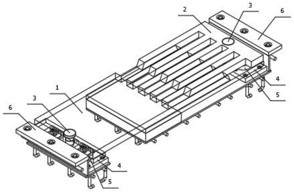 A simply-supported bridge telescopic device capable of rotating in multiple directions at both ends and its installation method