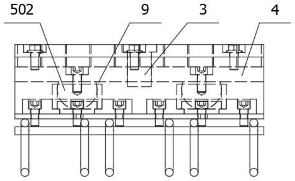 A simply-supported bridge telescopic device capable of rotating in multiple directions at both ends and its installation method