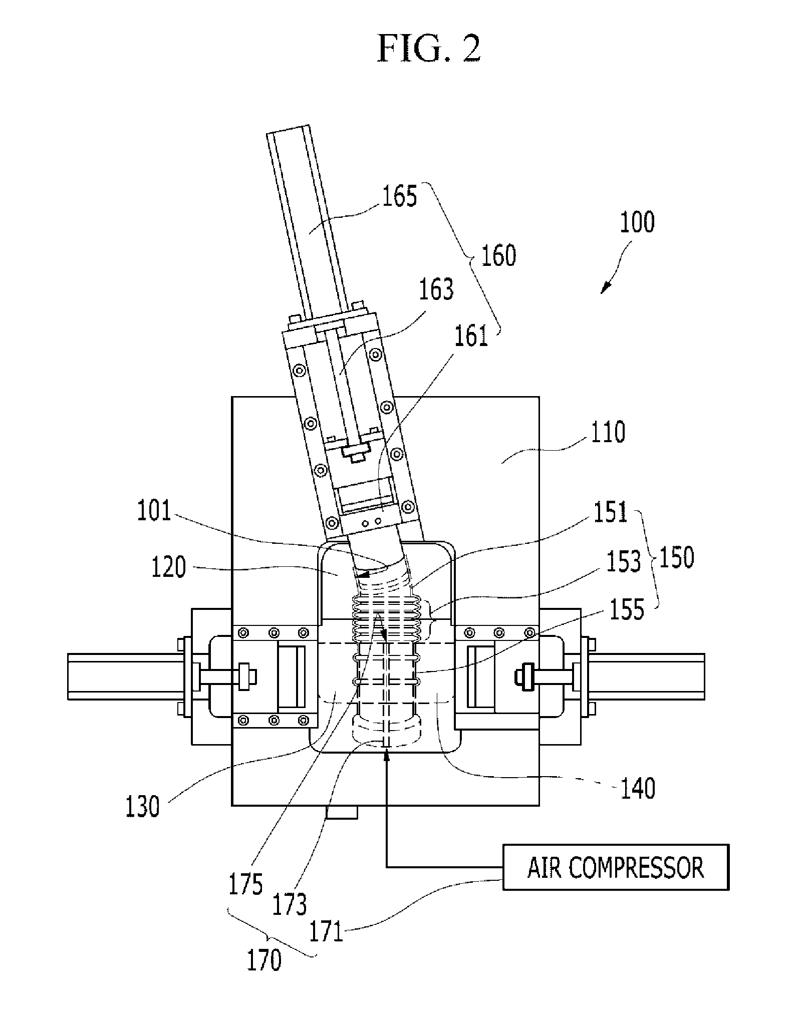 Injection mold for intake hose and intake hose production method using the same