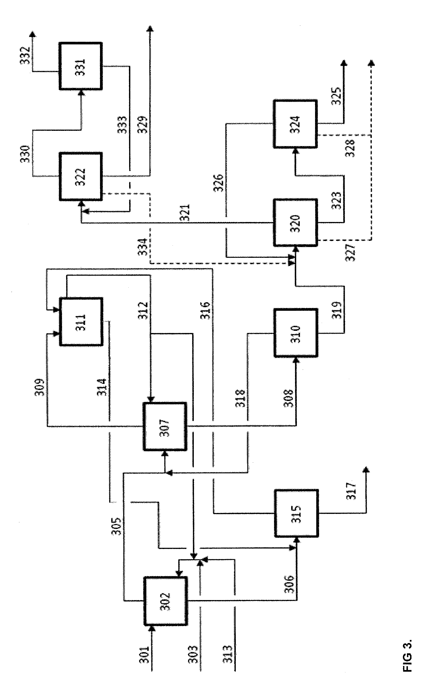 Method and an arrangement for separating at least one carboxylic acid and furfural from a dilute aqueous mixture thereof
