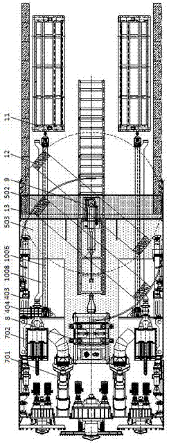 Soil pressure balance rectangular opening-jointing shield equipment and construction method