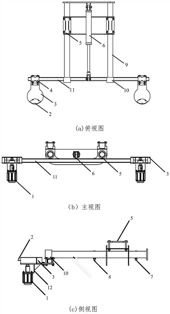 Drainage plate shearing device, control system and plate shearing process