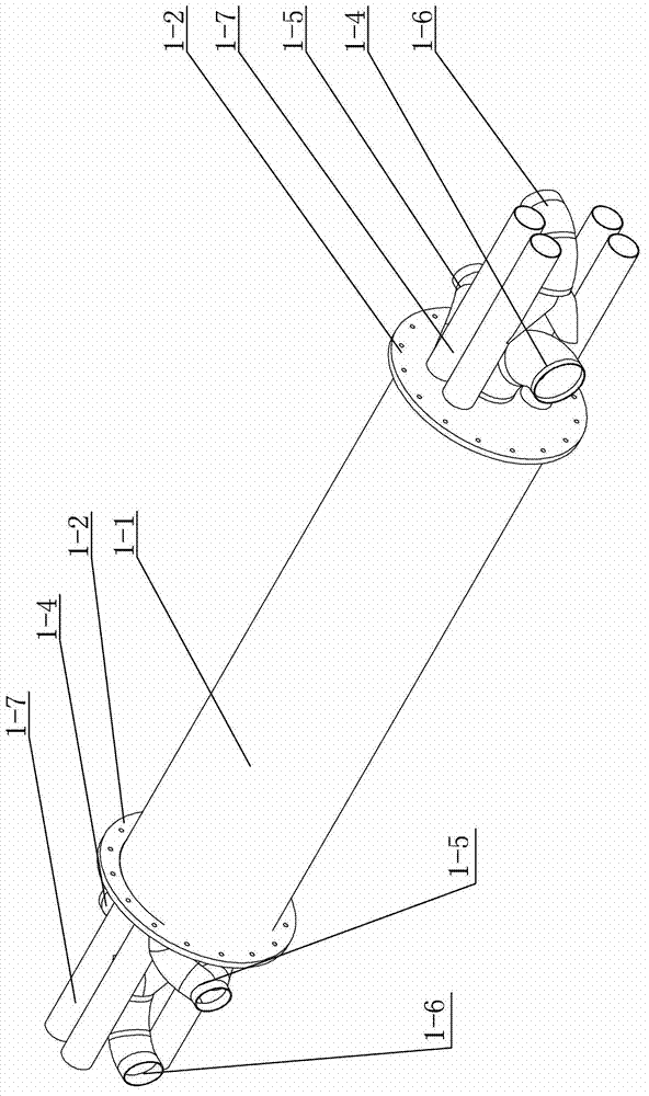 Configuration structure of a reciprocating tank of a high gradient superconducting magnetic separator