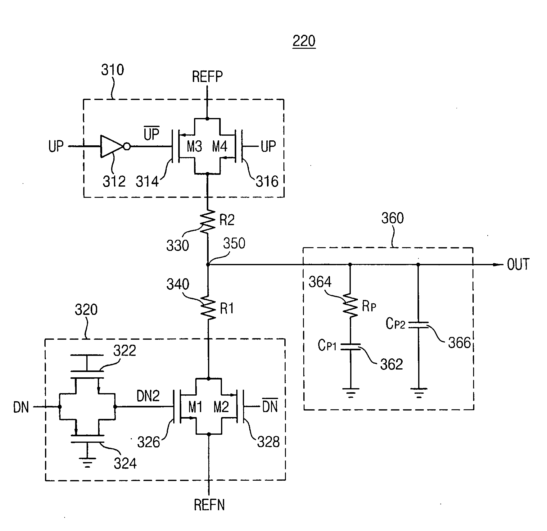 Phase locked loop without a charge pump and integrated circuit having the same