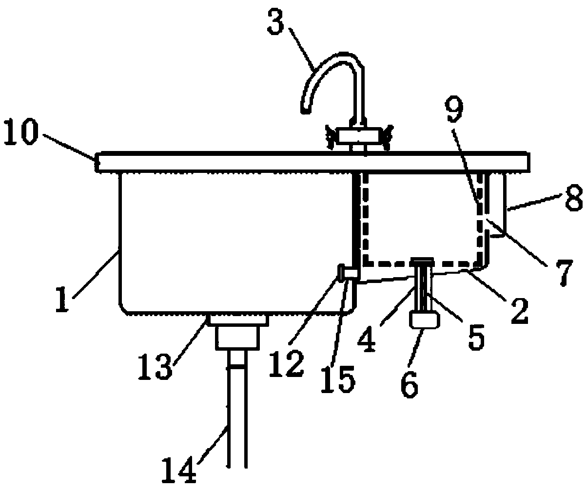 Titanium domestic integrated sink