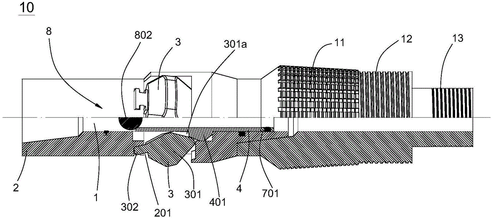 Device for expansion corrugated pipes