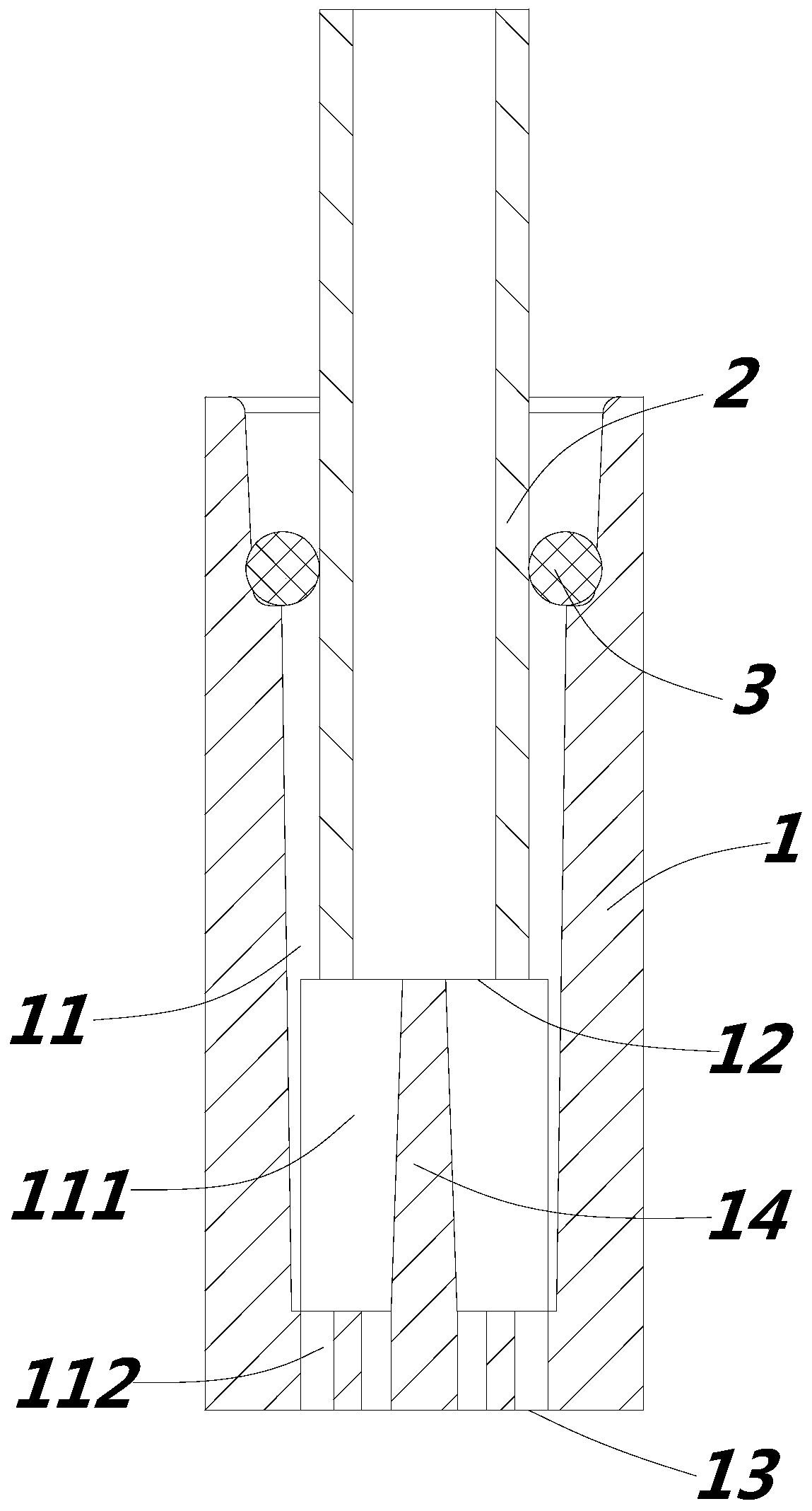 Water nozzle, ice water taking mechanism and refrigerator