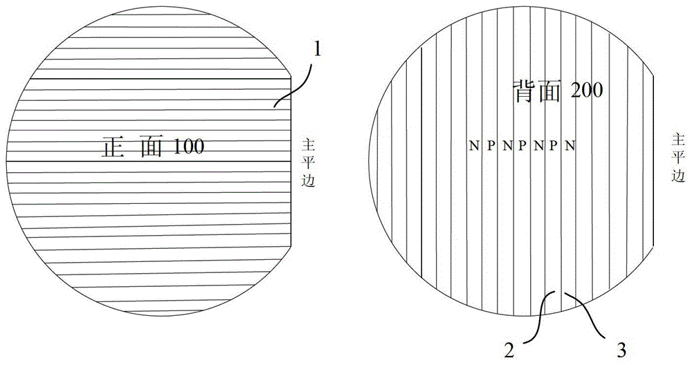 A kind of igbt structure with built-in diode and its manufacturing method