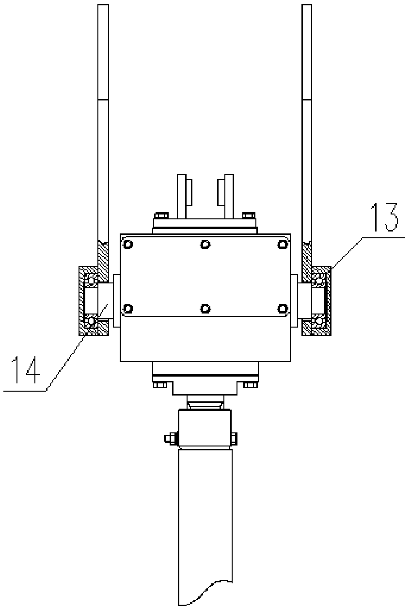 Swing deviated perforating variable fertilizer applicator