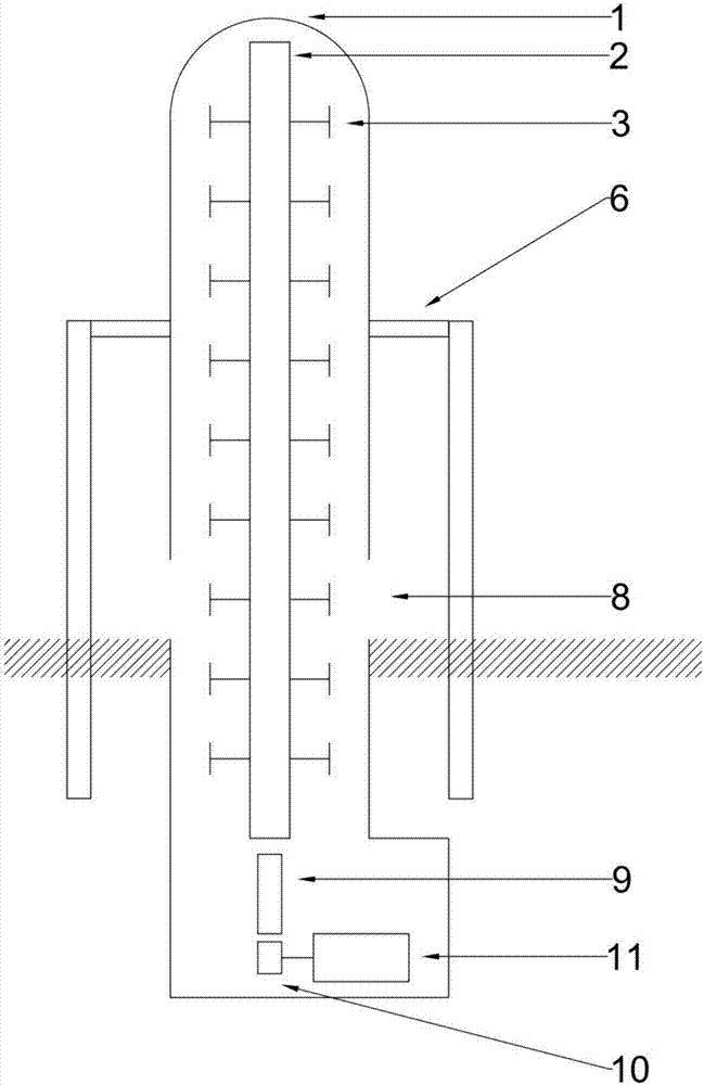 Stereoscopic parking pile for city sharing bicycles