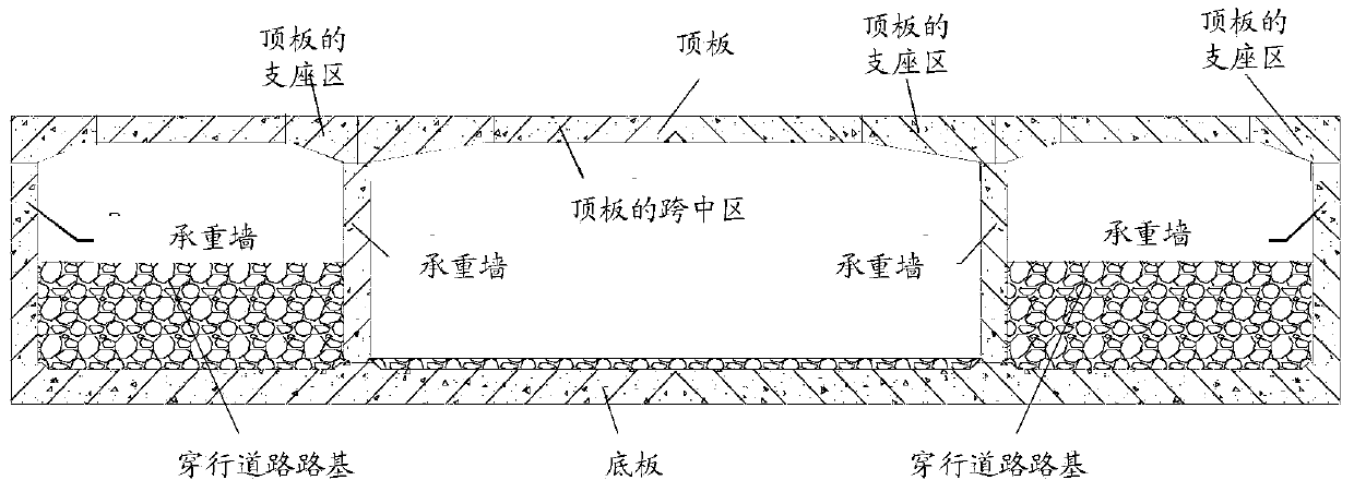 Method for reinforcing railway frame-shaped bridge and reinforced railway frame-shaped bridge