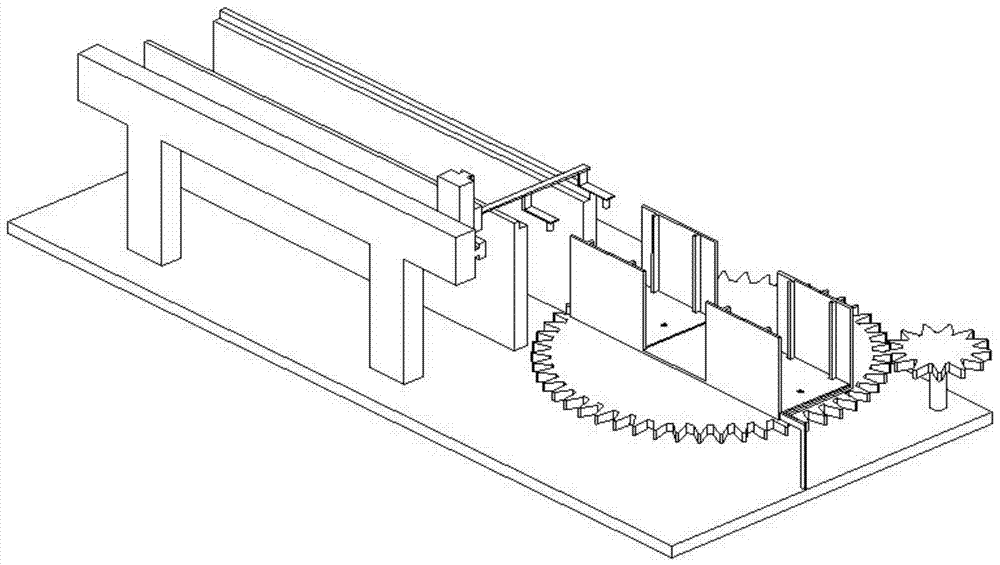 A semi-automatic shoe material delivery equipment