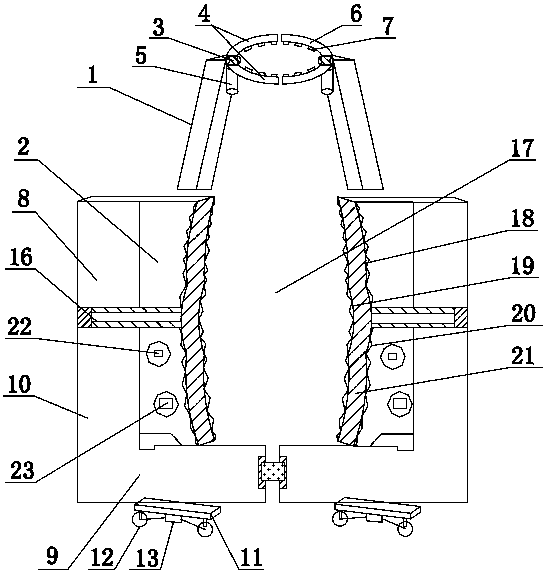 Electric-controlled bar-shaped candy primary forming device