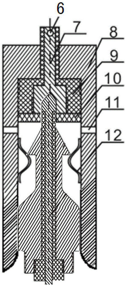 An electromagnetic wave measurement-while-drilling system release and recovery extension line device