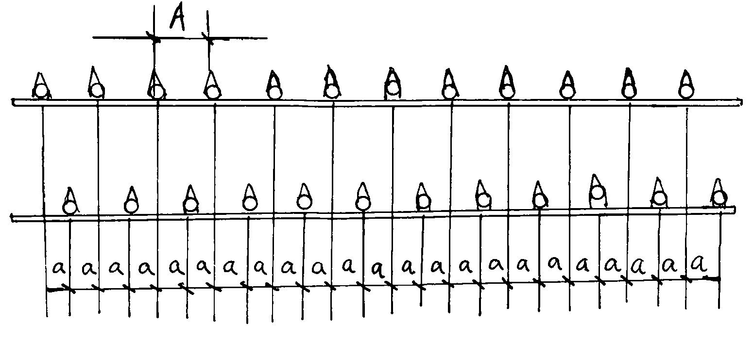 Narrow-row wide-plant spacing wheat seeder