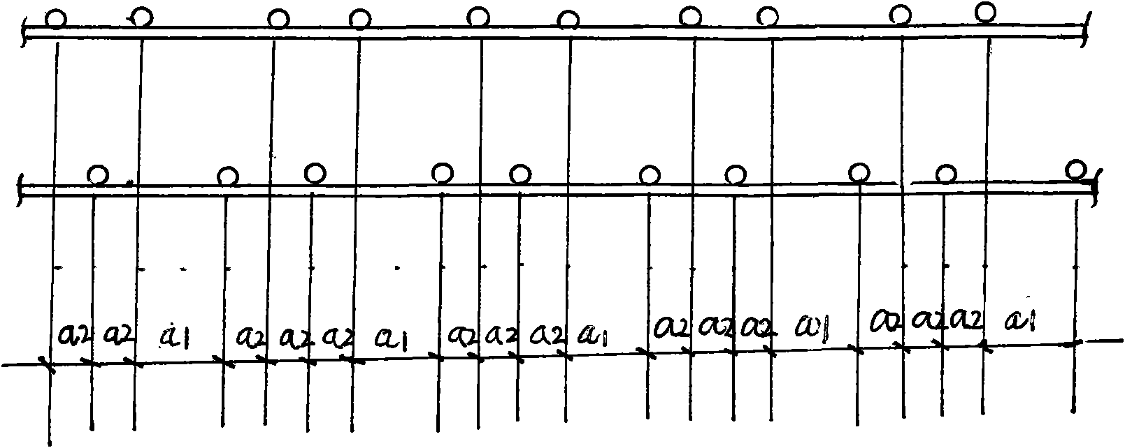 Narrow-row wide-plant spacing wheat seeder