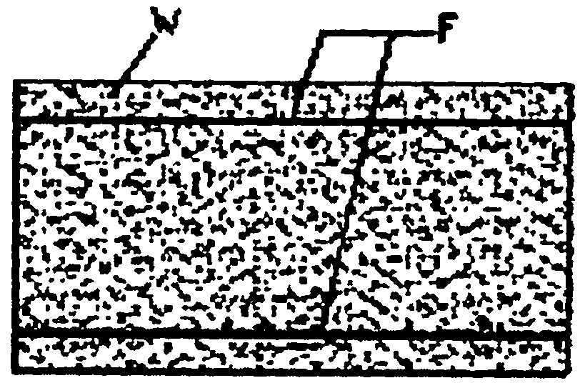 Process for producing glass fiber-triploid Chinese white poplar wood composite material (five-layer)