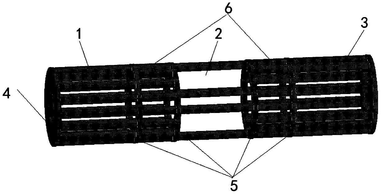 Direct-connected three-zone linear ion well and ion alternating frequency-discrimination locking method thereof