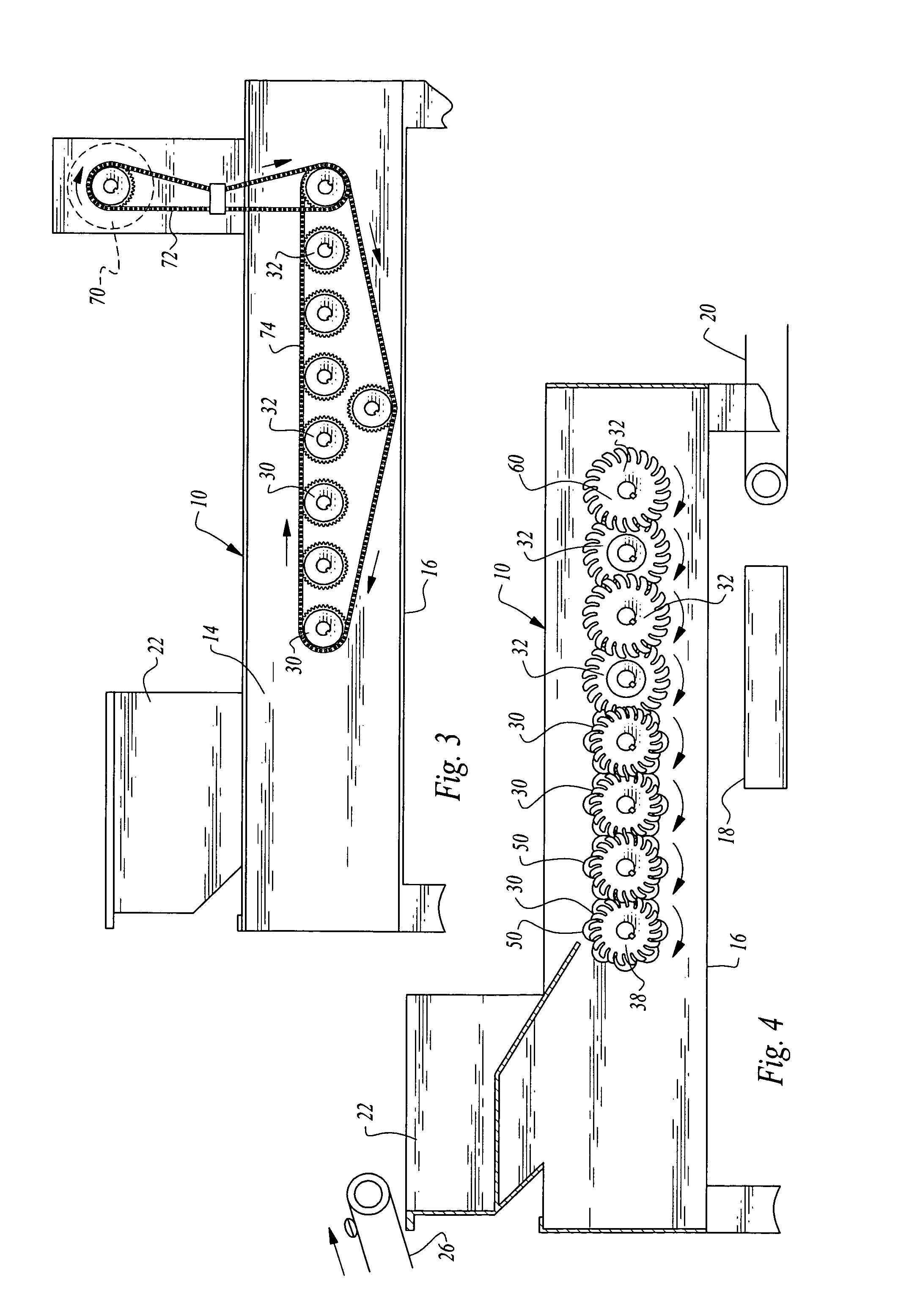 System for removing debris from a harvested tree crop product