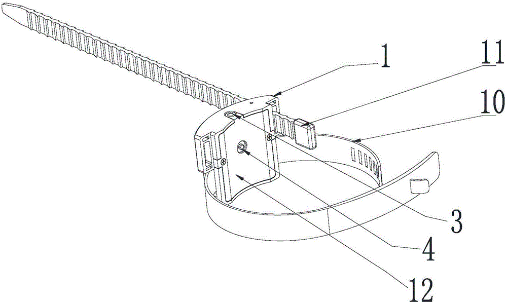 Passive wireless non-contact temperature measuring device