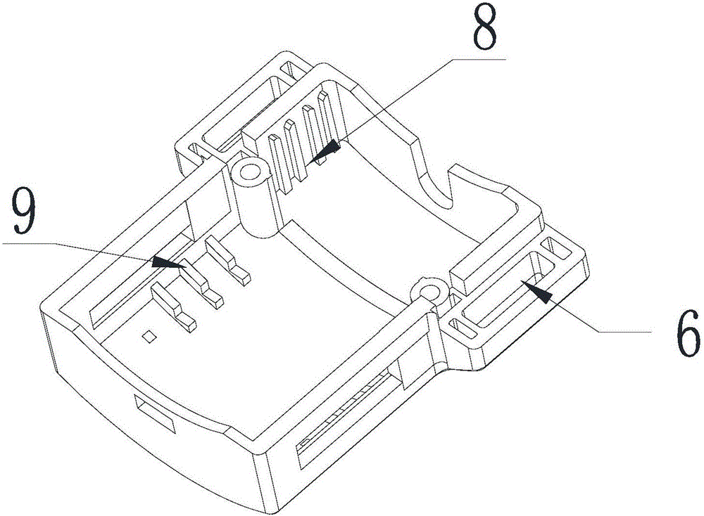 Passive wireless non-contact temperature measuring device