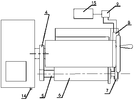 An automatic control method for tailstock of CNC lathe with rigid tapping driven by cylinder