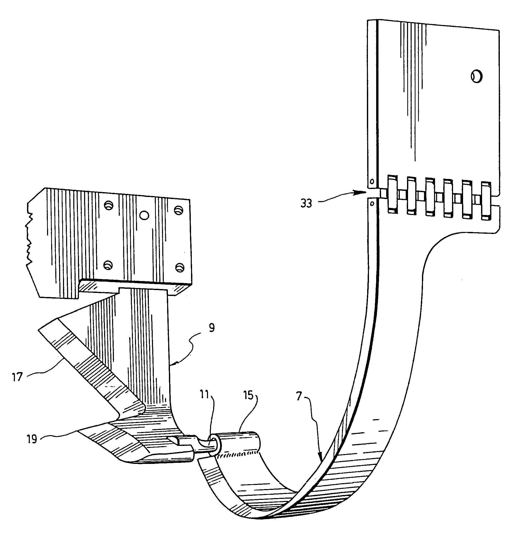 Loin puller with two separate cutting blades